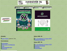 Tablet Screenshot of hannover96online.de